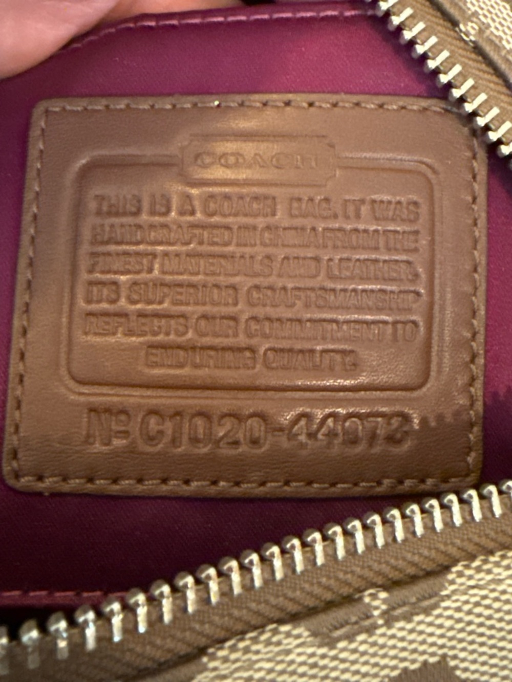 Coach Julia Op Art Small Satchel - Picture 7 of 7